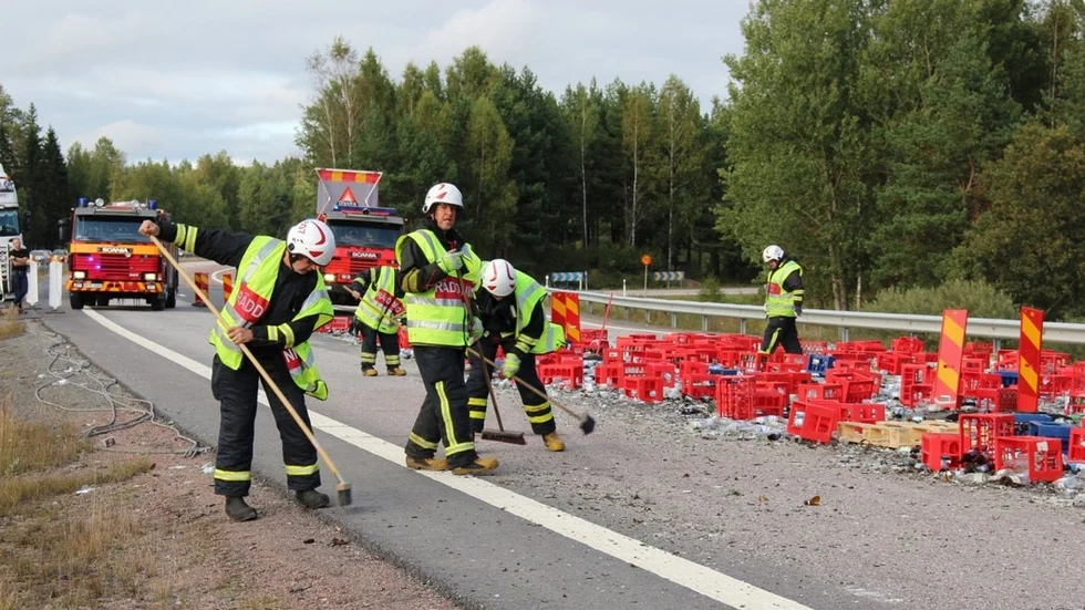 Glaskross på E4