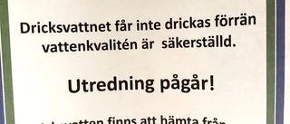 Delar av dricksvattnet fortfarande avstängt på SSAB