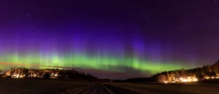 Han fångade norrskenet utanför dörren