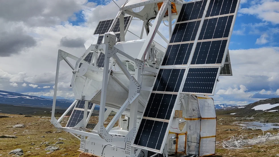 Solteleskopet Sunrise III fick landa i Gällivarefjällen på grund av problem med experimentet.