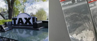Västervikschaufför hittade misstänkt knark i sin taxi • Upptäcktes på midsommar • Var kristalliknande 