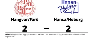 Hangvar/Fårö och Hansa/Hoburg kryssade efter svängig match