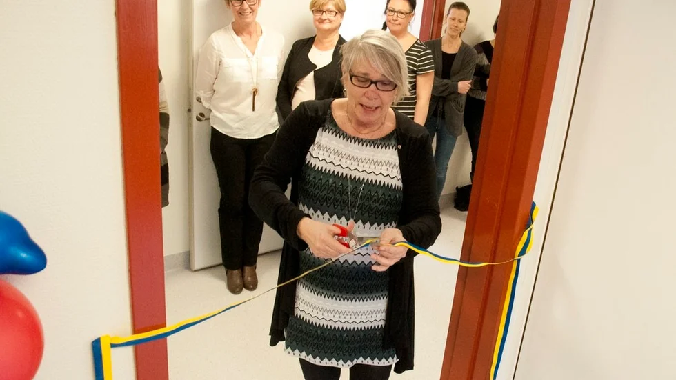 Monika Johansson (S), landstingsstyrelsens ordförande, var på plats för att inviga den nya satsningen.