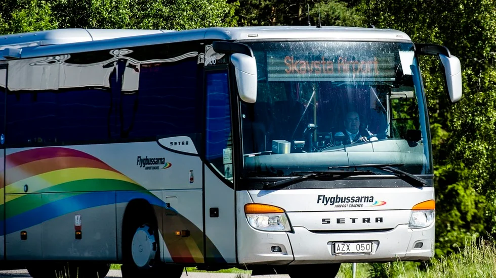 Denna buss är dock fotograferad i ett sammanhang.