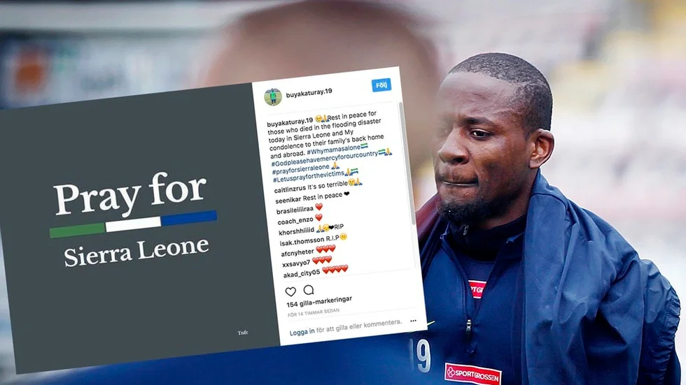 AFC-stjärnan Mohamed Buya Turay berättar om oron för vad som händer i hans hemland Sierra Leone.