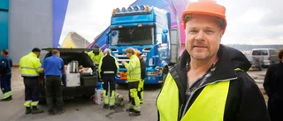 Färgglatt bältdjur byter bostad