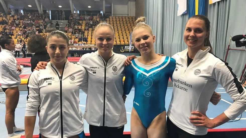 Ece Ayan, Jonna Adlerteg, Jessica Castles och Rosanna Ojala från Eskilstuna GF.