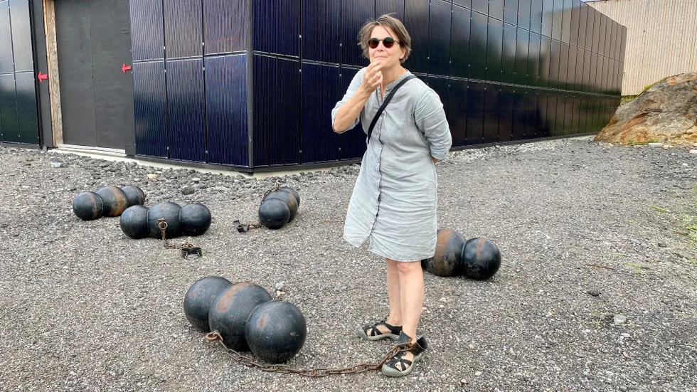 Konstnärsduon Bigert & Bergström deltar bland annat med verket "CO2 Lock–In" som består av gjutjärnsskulpturer i form av fotbojor. Varje boja har formen av koldioxidmolekyler och väger 300 kilo, vilket motsvarar mängden koldioxid en vanlig svensk släpper ut under tio dagar.