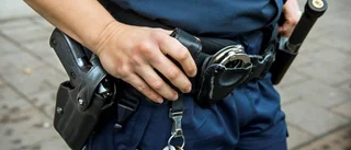 Man hotade med kniv – greps av polis