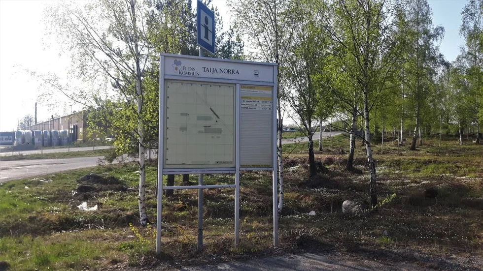 Talja industriområde längs väg 55.