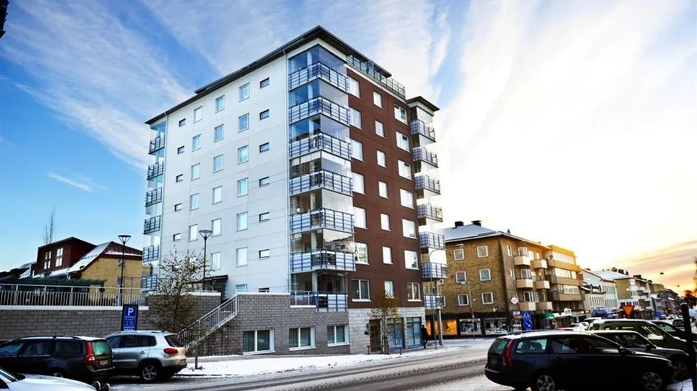NYTT REKORD. Priset på etagelägenhet högst uppe i huset på Kungsgatan ligger nu på 4,5 miljoner kronor. Det är nytt rekord för en lägenhet i Luleå.