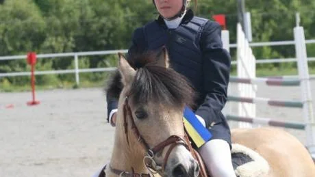 radarparet. Ebba Sjödén och Dandy red felfritt under Ryttarspelen på hemmaplan. Foto: Björn Norén