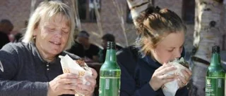 Humöret på topp trots sliten kropp