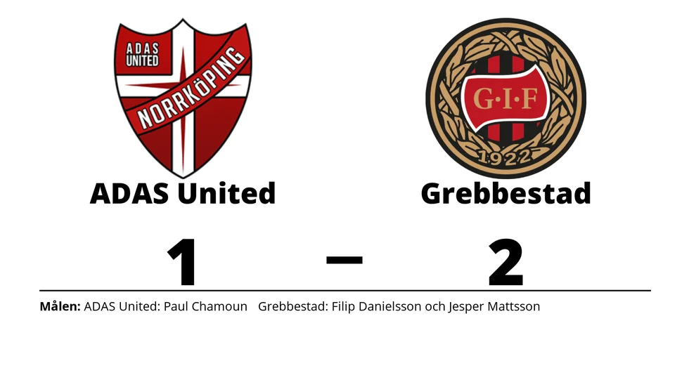 Adas United IF förlorade mot Grebbestads IF