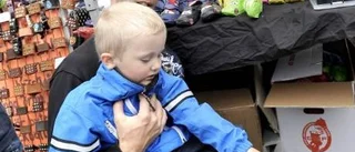Marknadsdags med laxkorvar och duggregn