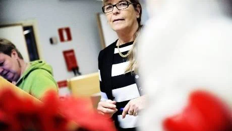 PÅ SIN VAKT. "Man är mer på sin vakt nu liksom vi var när en som skulle bli frisläppt från fängelset i Finland skröt om vad han skulle göra när han kom till Sverige," berättar Yvonne Johansson.