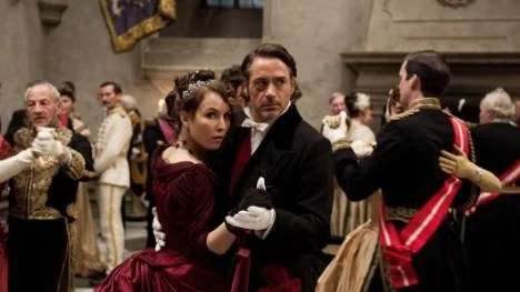 Noomi Rapace har en stor roll mot Robert Downey Jr i "Sherlock Holmes: A game of shadows".