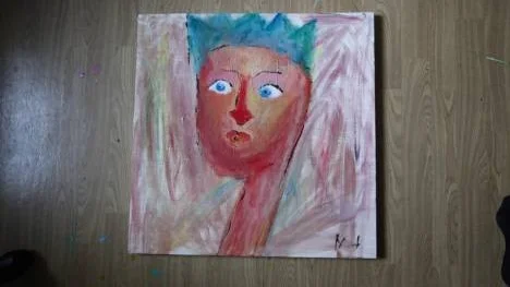 Tavlan "Prins V" målad av Matilda Wiklund