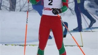 Martin Bergström, Strömnäs, inledde skidsäsongen på ett bra sätt i Finland.