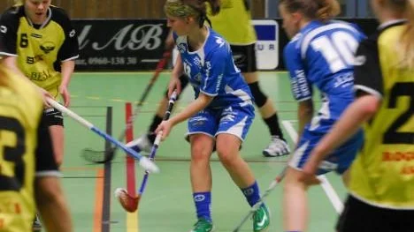 Matilda Lundgren passade vid ett flertal tillfällen till målgörande skytt.
