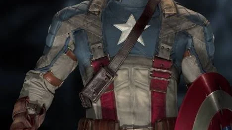 Chris Evans spelar den patriotiske superhjälten i "Captain America: The first avenger".