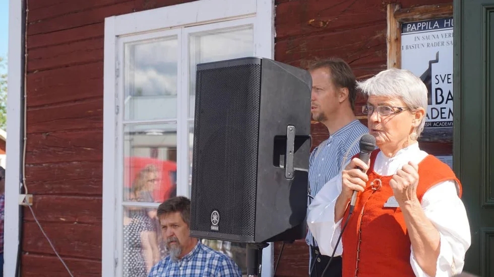 Jukkas. Folkdanslaget öppnade upp firandet