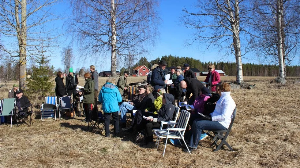 Gökotta. Dagen bjöd på vackert vårväder.