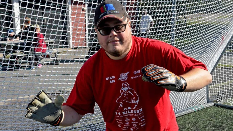 Målis. Petter Vikman har i år börjat stå i mål.