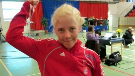 SM-GULD. Amanda Wikman, Gällivare SK, tog sin allra första SM-seger i helgen.