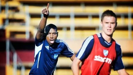 MERITERAD. Issah Mohammed provtränar med IFK.