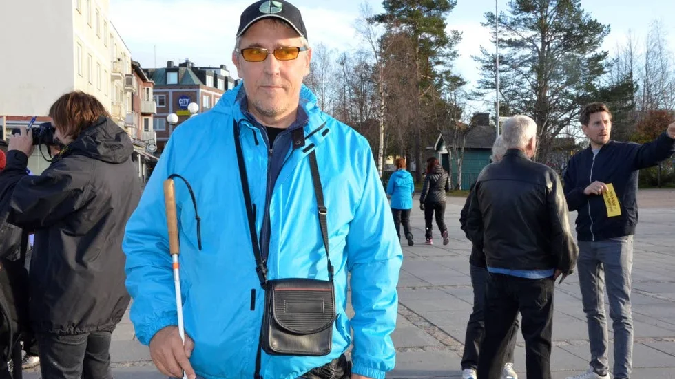 Ordförande. Per-Olof Orrmalm är ordförande för Synskadades riksförbunds Gällivareavdelning.