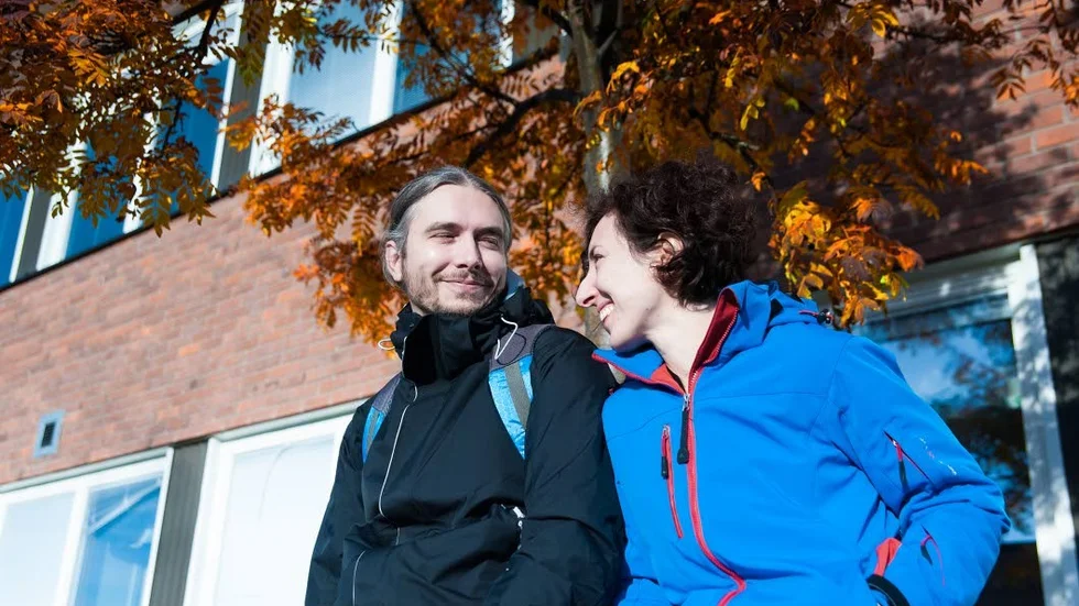 Harmoni. Luigi och Alessandra Bozzolan har funnit en harmoni inom sig efter flytten från hemlandets storstadsliv i Rom och Neapel.