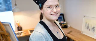 Natur och starka färger i Jennys tavlor