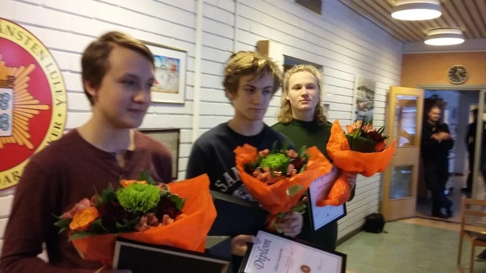 Jonatan Gilså, Oliver Sundström och Elias Johansson