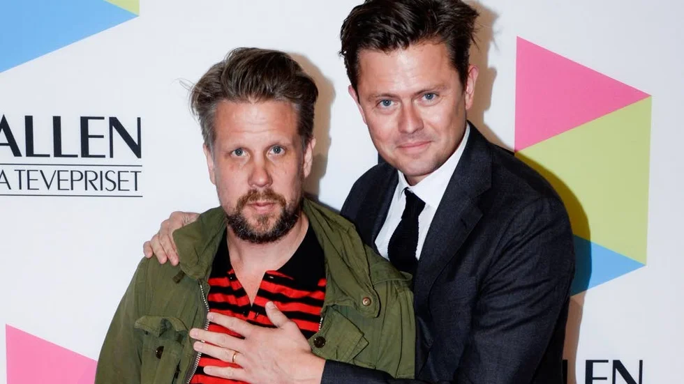 Filip & Fredrik. Filip Hammar och Fredrik Wikingsson budade hem en vinkväll på Hertsön för 5 000 kronor.