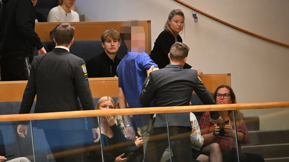 Mannen fördes ut av vakter efter att ha skrikit under statsministeromröstningen i riksdagen.