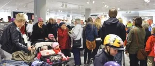 Fullt på fräsch galleria