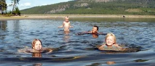 Arjeplogs playa - en oas i den heta sommarvärmen