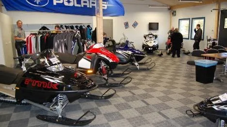 För Polaris Experience Center var det premiär med Skoterns dag.