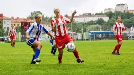 Elin Ingström gjorde en stark turnering när Piteå IF:s flickor 15 gick till 16-delsfinal.