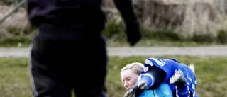 Blåsmark närmast