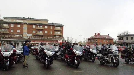 Så här såg det ut när det var goldwingträff i Arvidsjaur för några år sedan. (Arkivbild)