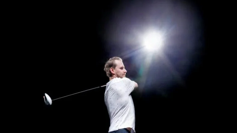 Swingen. NHL-meriterade nyförvärvet Kael Mouillierat gillar att spela golf när tiden ges.