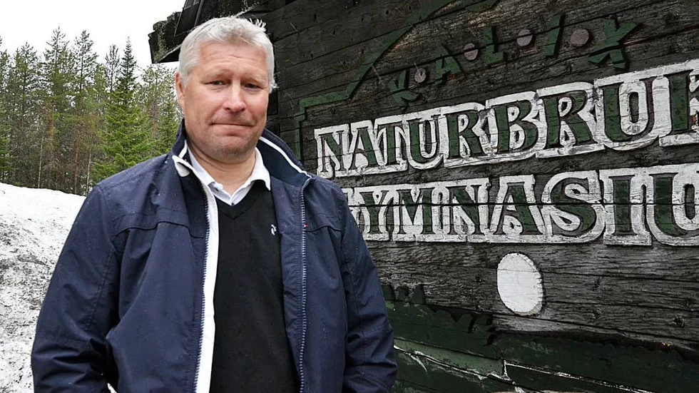 Samverkan. "Nu börjar vi arbetet med att införlivas med Furuhedsskolan", säger Anders Resin, rektor på Naturbruksgymnasiet.