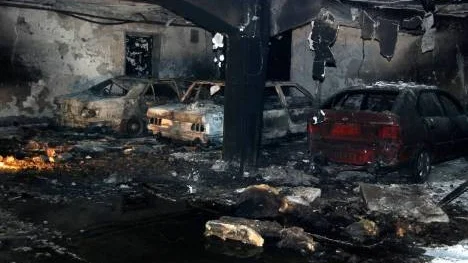 Polisens tekniker lyckades fastställa var garagebranden startade, däremot aldrig vad som förorsakade branden. (Arkivbild).