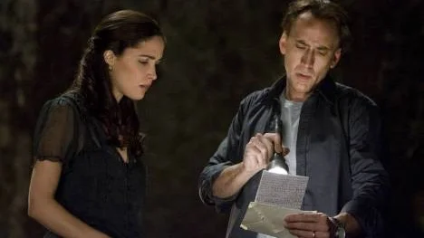 Rose Byrne och Nicolas Cage i "Knowing".