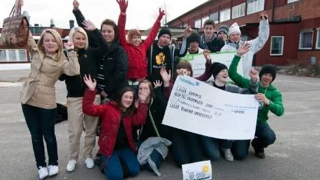 I går, tisdag, tävlade klass 8cd från Fridhemsskolan i Arvidsjaur i Teknikåttans riksfinal som avgjordes på Högskolan Väst i Trollhättan. (Arkivbild)