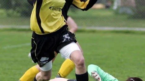 Erika Nilsson-Waara gjorde tre mål för Infjärdens damer i matchen mot Vännäs. (Arkivbild)