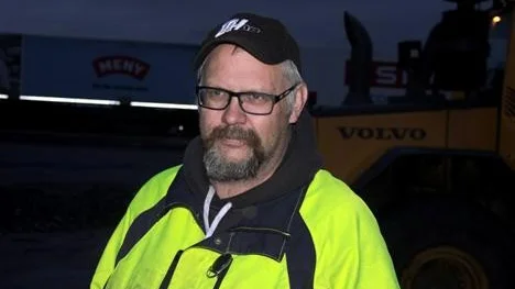 NATTJOBB. Martin Fredriksson, platschef Kiruna cargo, har det som mest stressigt kring klockan 02.00 fram till 03.30 när ankommande godståg kommer.