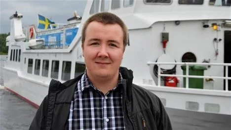 JÄGMÄSTARE. Jonatan Sandberg ser en framtid i Kalix. Kanske på BillerudKorsnäs: "De behöver ju skog hela tiden", säger han.